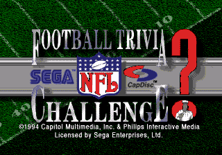 Заставка игры NFL Football Trivia Challenge